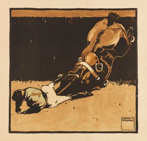 Do Portfolio Turf. Doze imagens de corridas de cavalos, 1909. de Ludwig Hohlwein