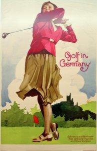 Golfe na Alemanha / Informações e Manuais de todas as Agências de Turismo e Escritórios de Viagens de Ludwig Hohlwein