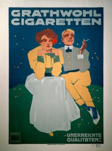Cigarros Grathwohl de Ludwig Hohlwein