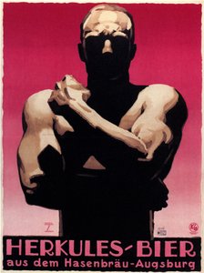 Cerveja Hércules, 1925 de Ludwig Hohlwein