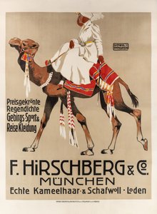 Hirschberg & Co. Roupas esportivas e de viagem, 1907. de Ludwig Hohlwein