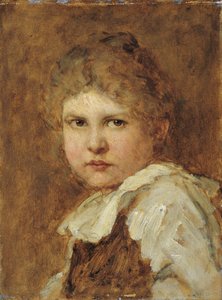 Cabeça de menina de Ludwig Knaus