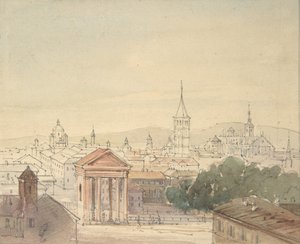 Vista de Milão, 1820-84.