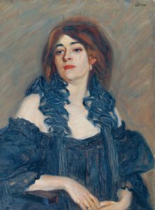 retrato de uma senhora de Ludwig Wieden