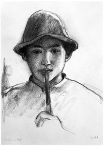 Jovem com cachimbo de Ludwig von Hofmann