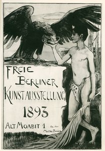 Ludwig von Hofmann: Exposição de arte gratuita em Berlim ... (litografia) de Ludwig von Hofmann