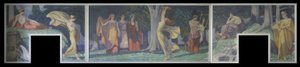 Muse dança de Ludwig von Hofmann