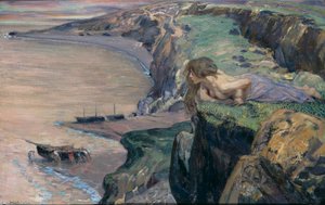 Costa rochosa meridional de Ludwig von Hofmann