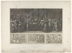 Quatro cenas da Guerra de Tróia de Luigi Ademollo