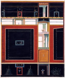 Decorações de parede da Casa de Aulus Vettius, Pompeia, c.36-39 dC, 1897