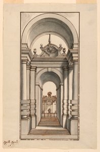 Entrada com Escadas de Luigi Biagi
