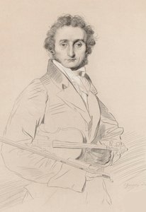 Retrato de Niccolò Paganini 1782-1840, 1830.