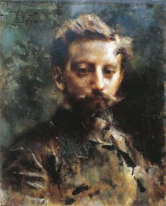 Retrato de Primo Levi, c.1880 (óleo sobre tela)