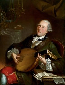 Retrato do compositor Filippo Della Casa 17371810 de Luigi Crespi
