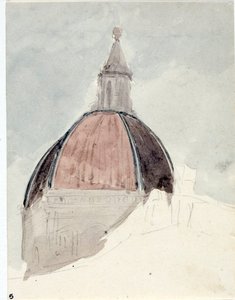 Cúpula da Igreja Santa Maria del Fiore, Florença (aguarela)