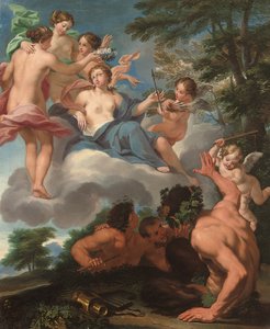 Alegoria do amor conquistando a luxúria (óleo sobre tela)