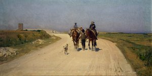 Estrada ensolarada de Luigi Gioli