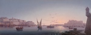 Grande Porto, Malta, de Corrodino, 1911 de Luigi Maria Galea