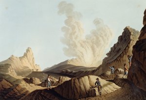 Ilha Stromboli, Cratera de Luigi Mayer