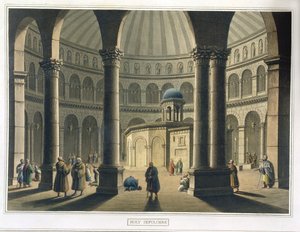 O Santo Sepulcro, pub. por William Watts, 1806 de Luigi Mayer