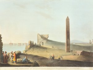 O Obelisco (agulha de Cleópatra) em Alexandria
