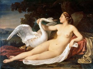 Leda e o cisne, 1840-1850.