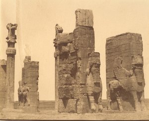 15 [Portão de todas as nações, Persépolis, Fars], 1840s-60s. de Luigi Pesce