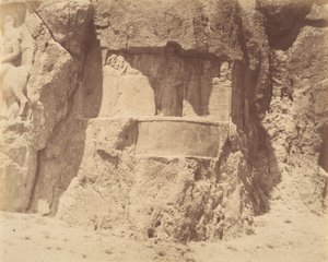 6 [Naksh-i Rustam, Near Persepolis], 1840s-60s. de Luigi Pesce