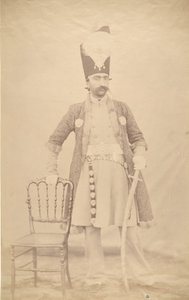 Nasir al-Din Shah, ka. 1852-55. de Luigi Pesce