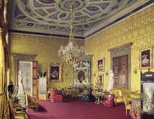 O Lyons Hall no Palácio de Catarina em Tsarskoye Selo, 1859
