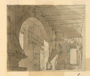 Cenário, Interior da Cozinha de Luigi Ricci