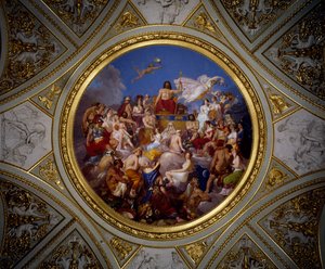 Olympus, Sala Iliad, Palazzo Pitti (fresco)