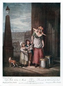Leite abaixo das empregadas domésticas, 1793.