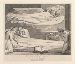 A morte do bom velho, de The Grave, um poema de Robert Blair, 1 de março de 1813.