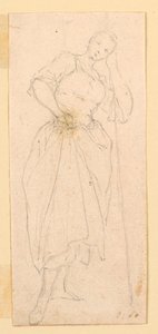 Mulher em pé de Luigi Vanvitelli