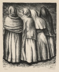 Mulheres de perfil Mulheres de perfil, 1945. de Luis Arenal