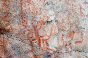 Pictografia, Faical, San Ignacio, Cajamarca, Peru,