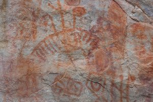 Pictografia, Faical, San Ignacio, Cajamarca, Peru,