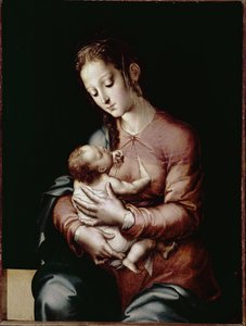 A Virgem e a Criança (óleo sobre painel, c.1565)