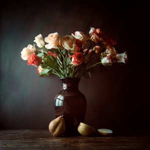 Rosas e peras melancólicas