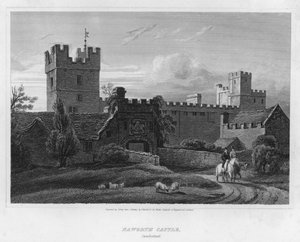 Castelo de Naworth, Cumberland (gravura)