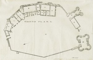 Castelo Dudley: litografia, nd [c 1825] (imprimir) de Luke Booker