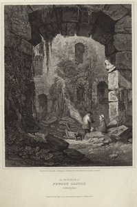 O interior do Castelo de Newark de Luke Clennell