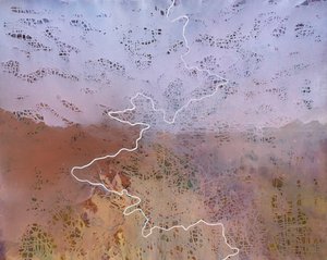 Camino 2, 2019 (óleo sobre tela) de Luke Elwes