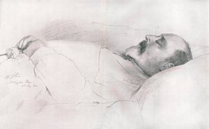 "Sua Majestade o Rei Eduardo VII na Morte", 1910. de Luke Fildes