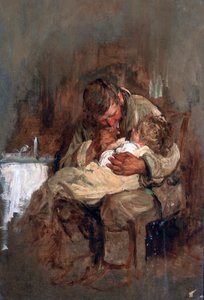 Estudo", 1843-1927 de Luke Fildes