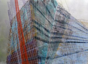 Metastrutura VI, 2016 (óleo sobre tela)