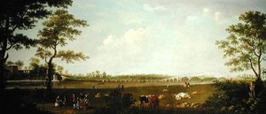 A View of the Old Bridge, Walton-on-Thames (óleo sobre tela)
