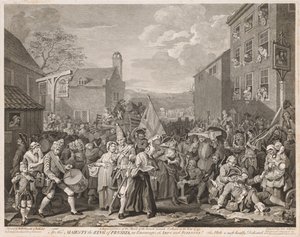 March to Finchley no ano de 1746 (depois de Hogarth)