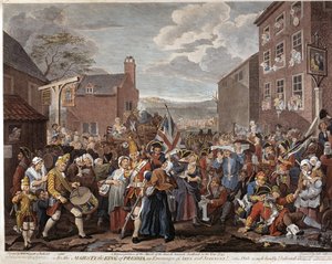 A marcha dos guardas em direção à Escócia no ano de 1745